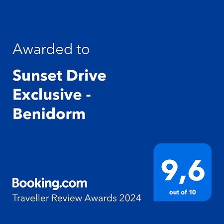 Sunset Drive Exclusive - Benidorm Apartment Ngoại thất bức ảnh